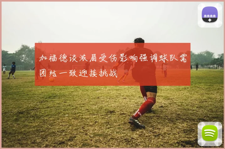 加福德谈浓眉受伤影响强调球队需团结一致迎接挑战